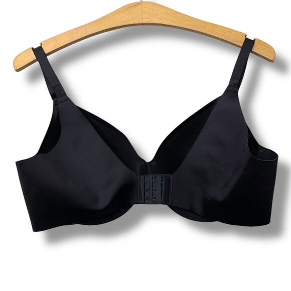 Soma Bra Women's Size 40D Vanishing Back Full Coverage Black Wide Straps NWOT - Picture 3 of 4